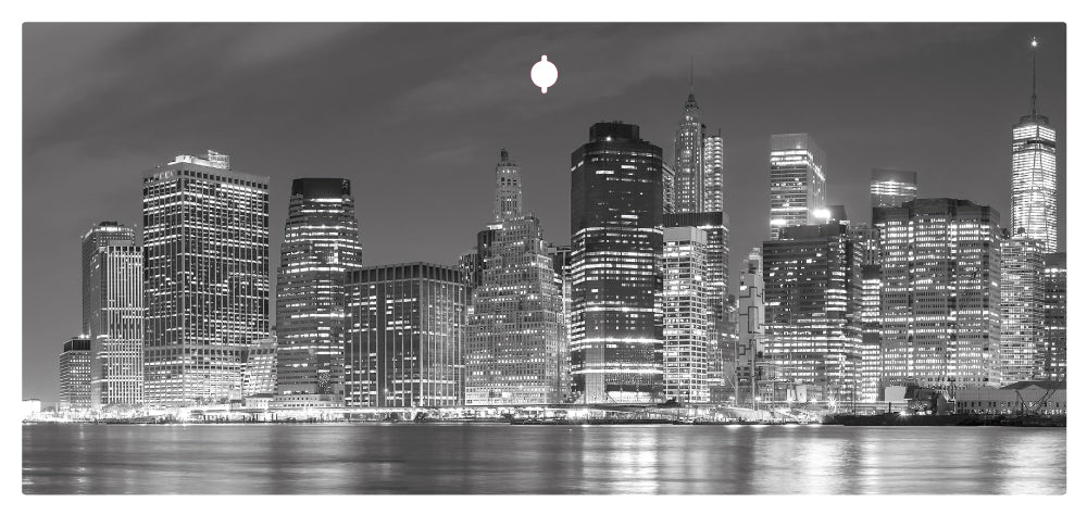 Fotos New York links - Magnetfolie für USM Haller, verschiedene Größen, mit und ohne Griffausschnitt