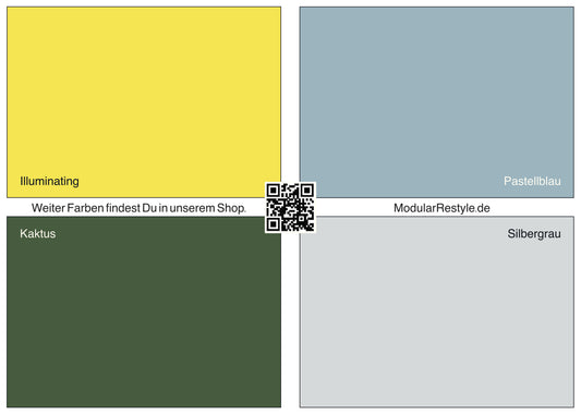 Musterfolie Farbset 4 - Magnetfolie für USM Haller