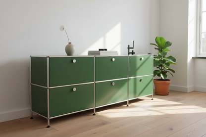 Farbe Kaktus - Magnetfolie für USM Haller, verschiedene Größen, mit und ohne Griffausschnitt