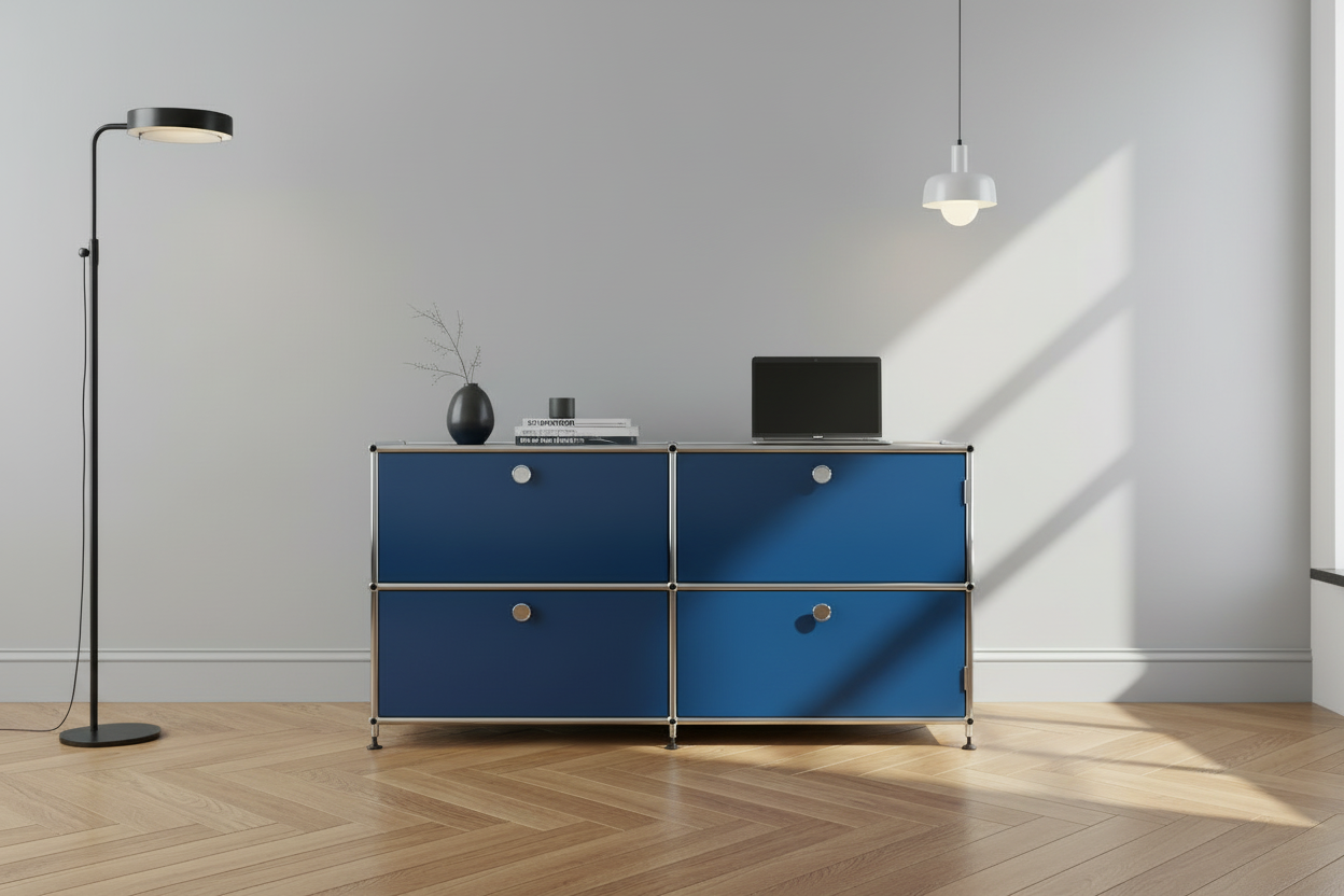 Jahresfarbe Classic blue - Magnetfolie für USM Haller, verschiedene Größen, mit und ohne Griffausschnitt